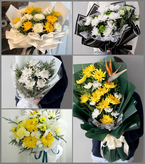 广东肇庆市广宁县江屯镇江联村白事花束代送
